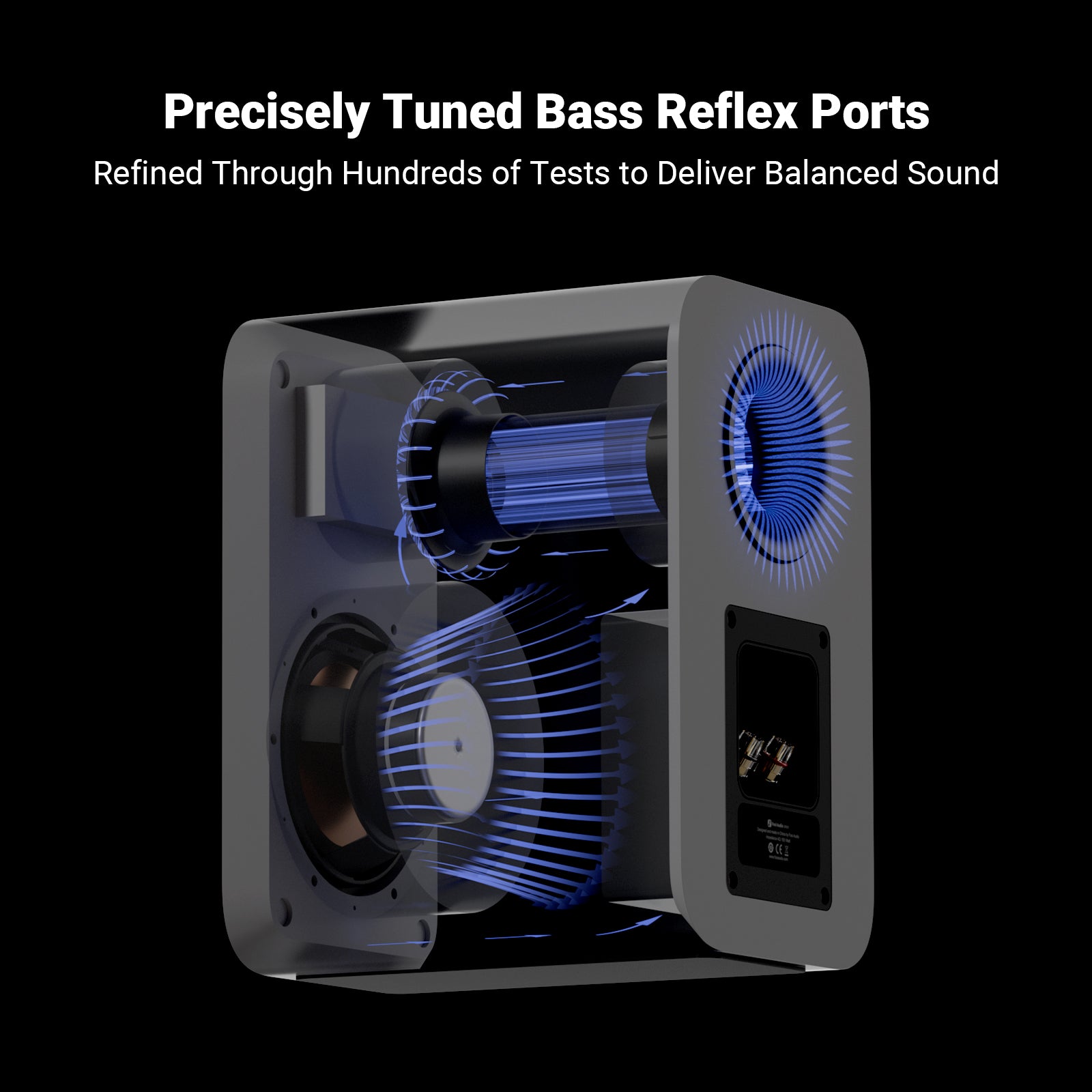 Fosi Audio SP601 Orange Version Passive Bookshelf Speakers - Fosi Audio