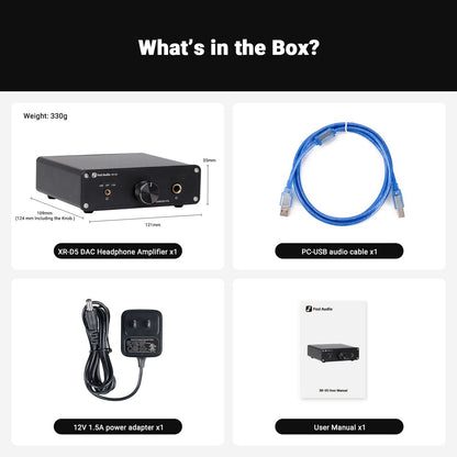 Fosi Audio XR-D5 DAC Headphone Amplifier
