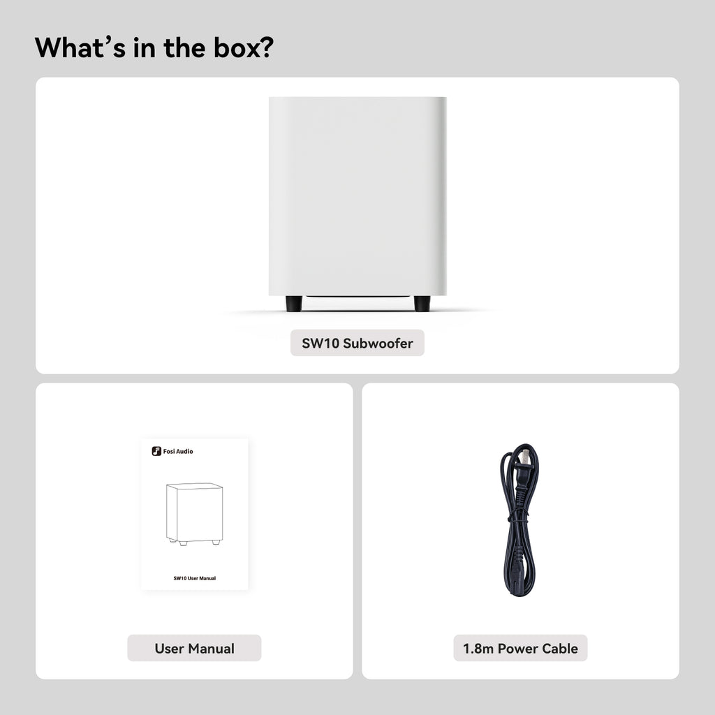 Fosi Audio SW10 Active Subwoofer