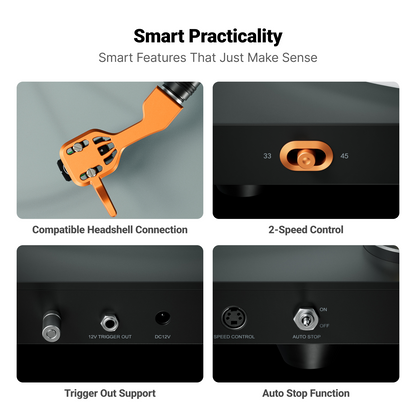 Fosi Audio Luna3 Turntable