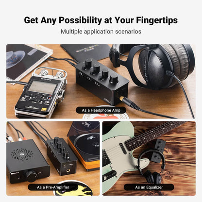 Fosi Audio SK01 Headphone Amplifier Preamp