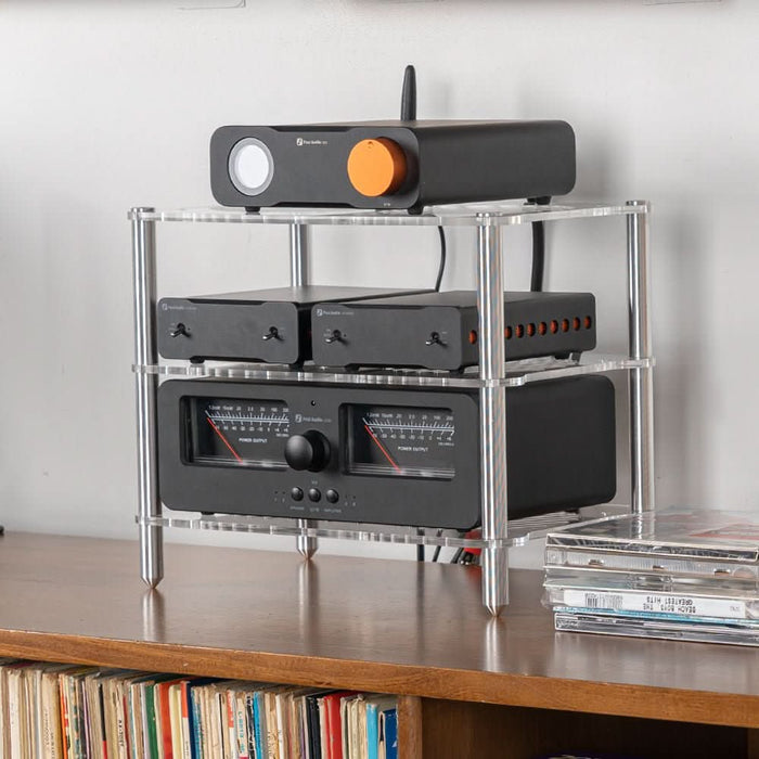 Fosi Audio 3-Layer Acrylic Rack for Audio Components