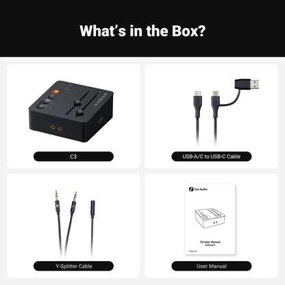 Fosi Audio C3 Gaming Sound Card & DAC/Amp