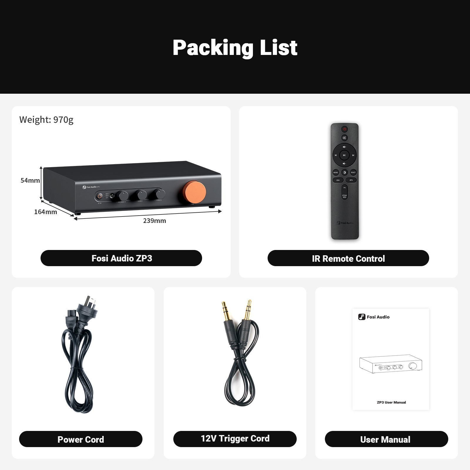 Fosi Audio ZP3 Preamplifier