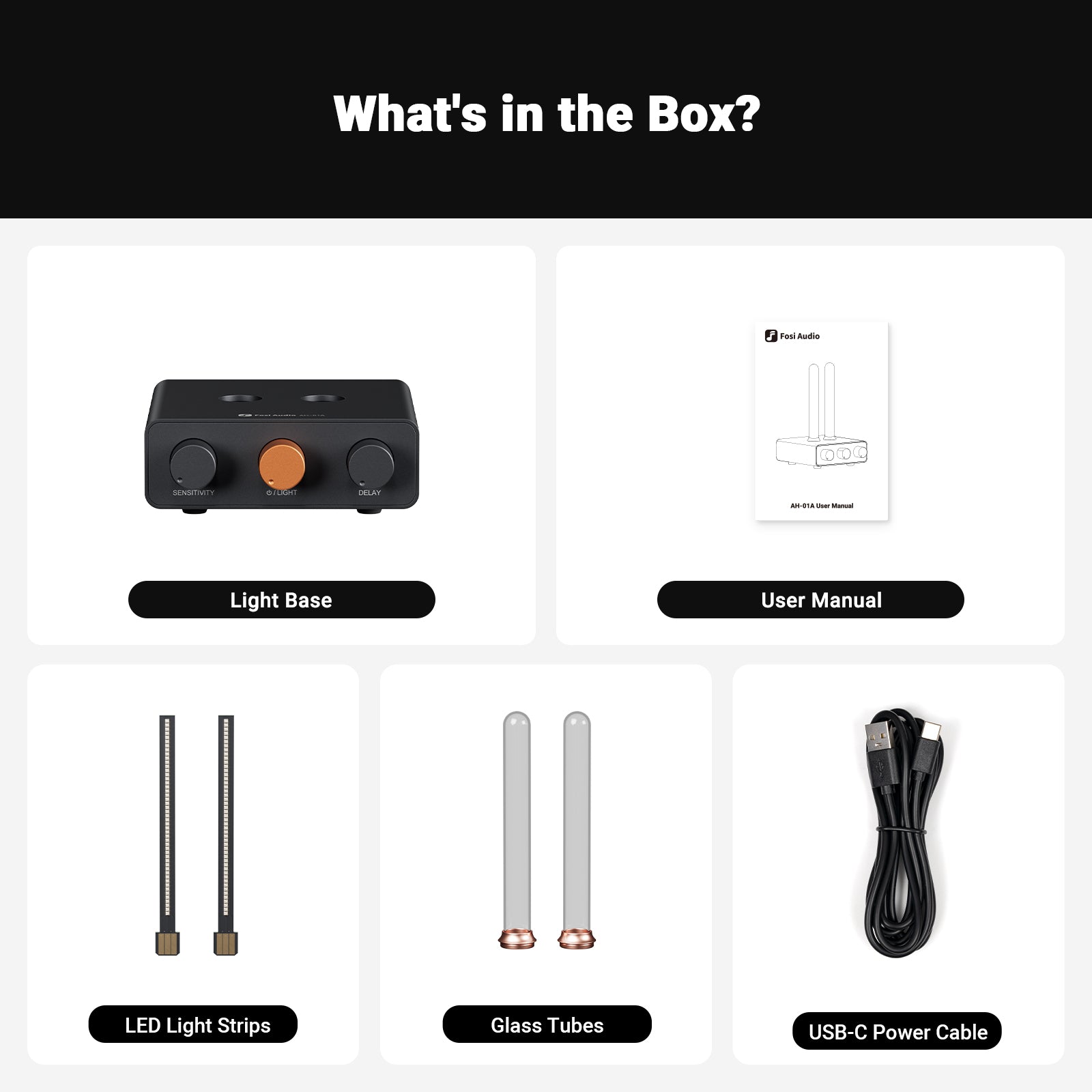 Fosi Audio Visualizer, Music Rhythm Ambient Light - Fosi Audio