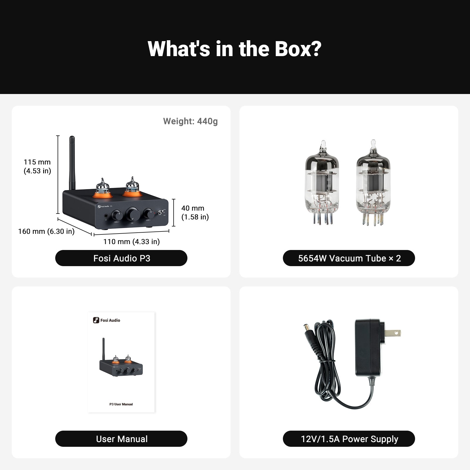 Fosi Audio P3 Tube Preamplifier