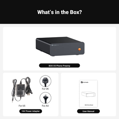 Fosi Audio Box X5 Phono Preamplifer
