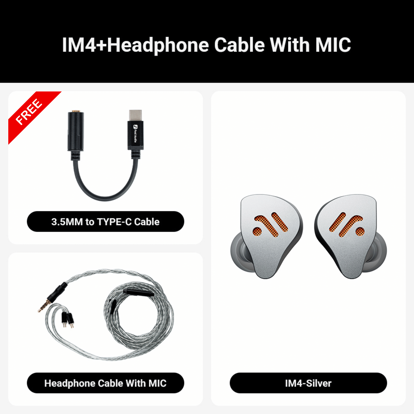 Fosi Audio IM4 Open-Back In-Ear Monitor