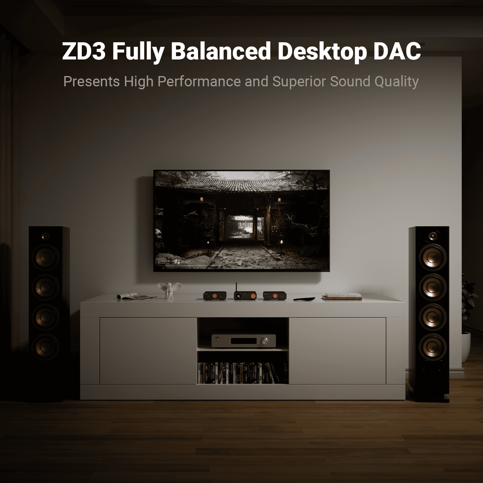 Fosi Audio ZD3 Fully Balanced Desktop DAC