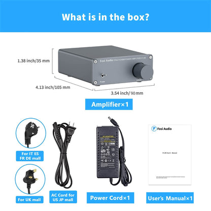 Fosi Audio V1.0G Mini Stereo Audio Amplifier