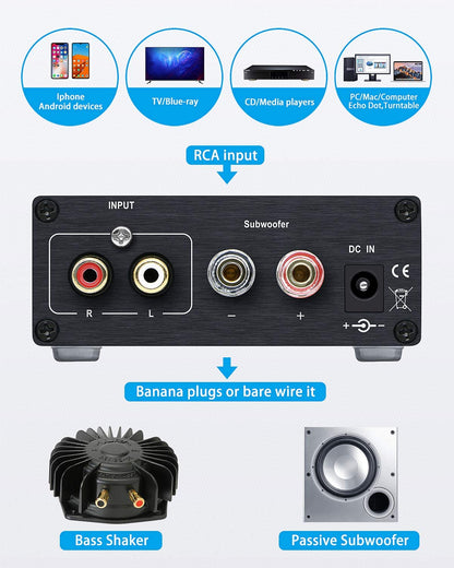 Fosi Audio TP-02 Subwoofer Amplifier