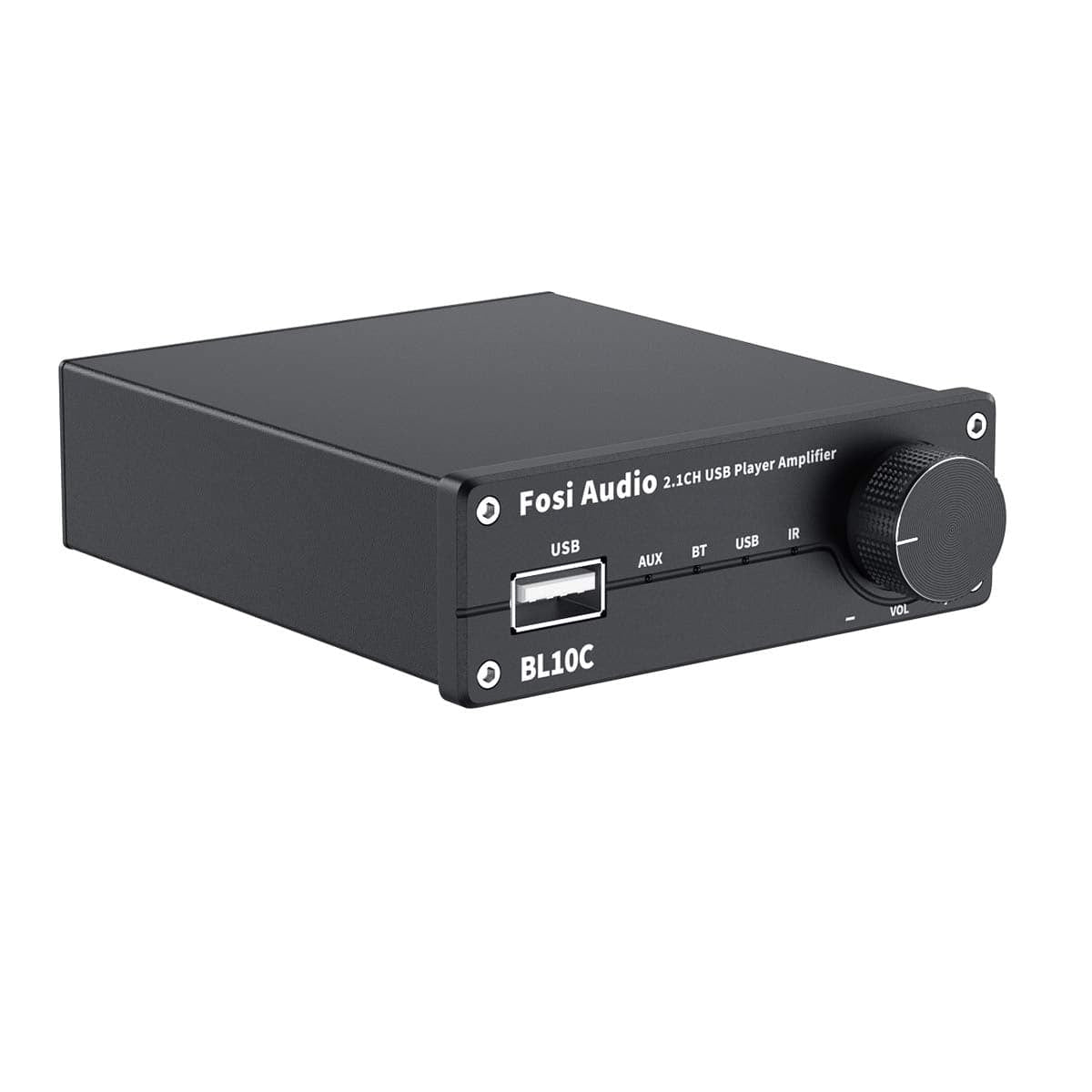Fosi Audio BL10C Bluetooth 5.0 Class D Wireless Amplifier U-Disk Music Player 50W x2( Refurbished Unit, no remote control)