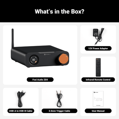 Fosi Audio ZD3 Fully Balanced Desktop DAC