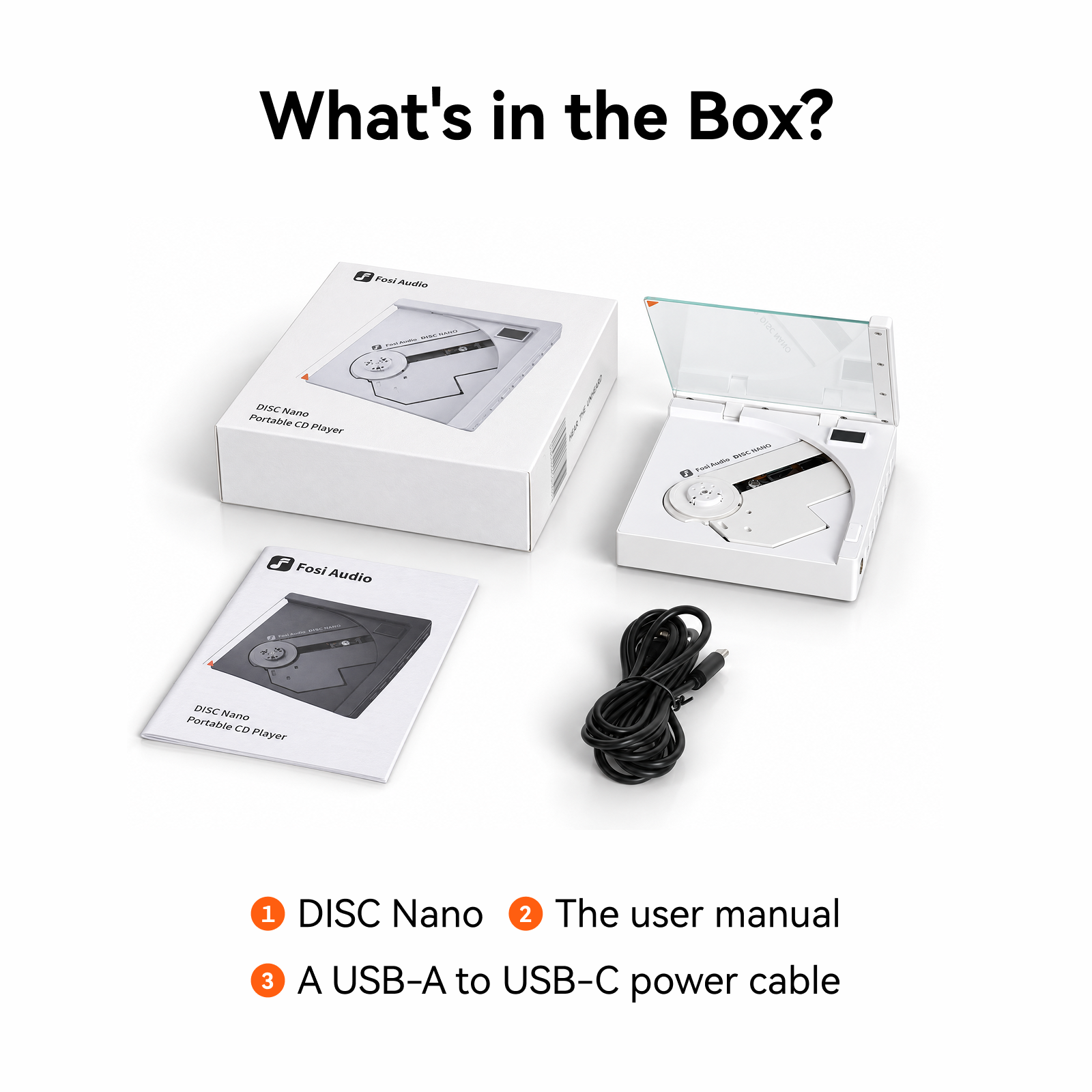 Fosi Audio DISC Nano CD Player