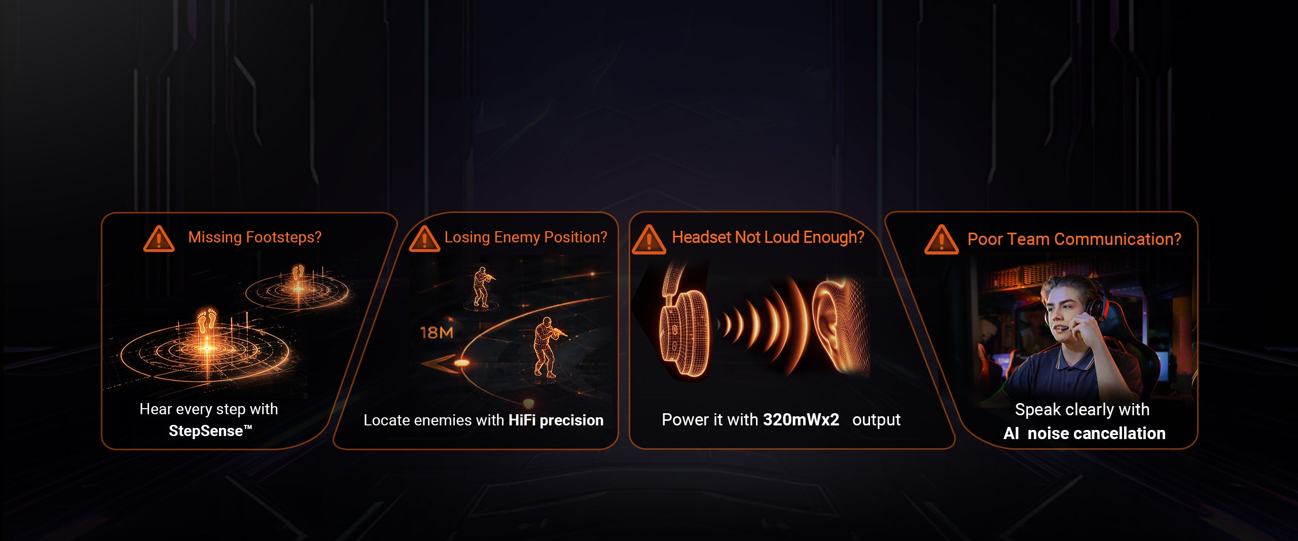 C3 solves common competitive gaming audio problems
