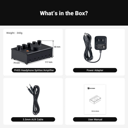 Fosi Audio PH05 5 Channel Headphone Amplifier