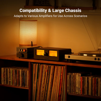 Onwung LC30 VU Meter Amplifier Speaker Selector