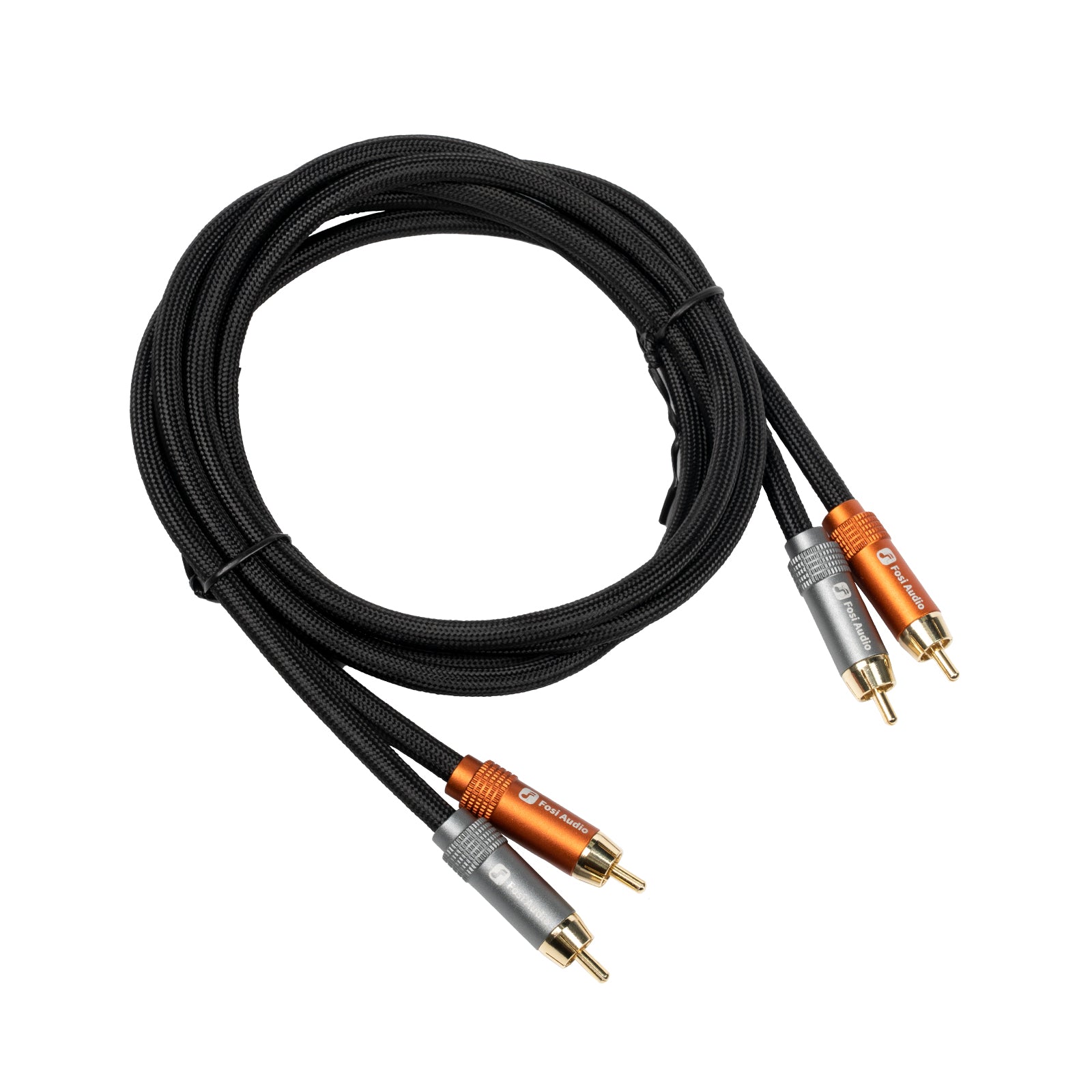 Fosi Audio Gold - Plated 2 RCA Male to 2 RCA Male Stereo Audio Cable for Home Theater Systems/Amplifier/Preamplifier - Fosi Audio