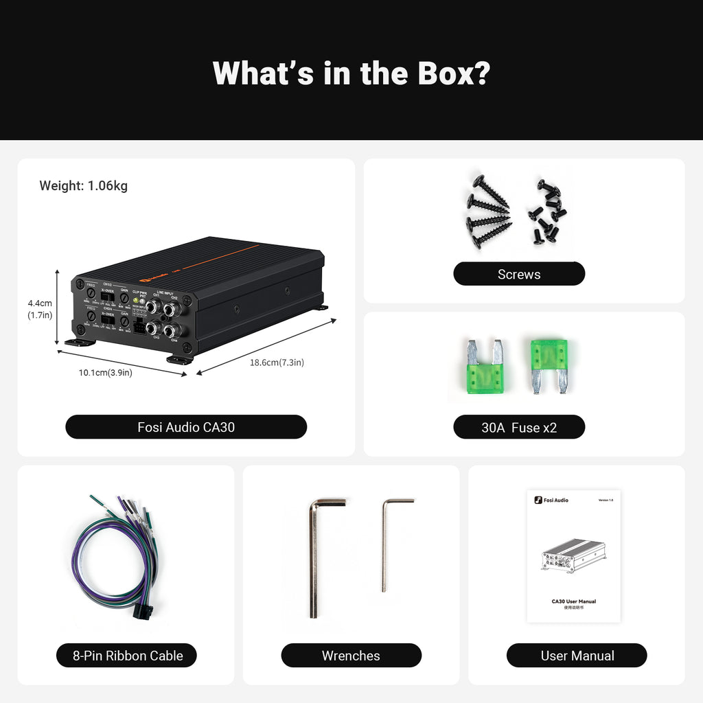 Fosi Audio CA30 Car Amplifier - Fosi Audio