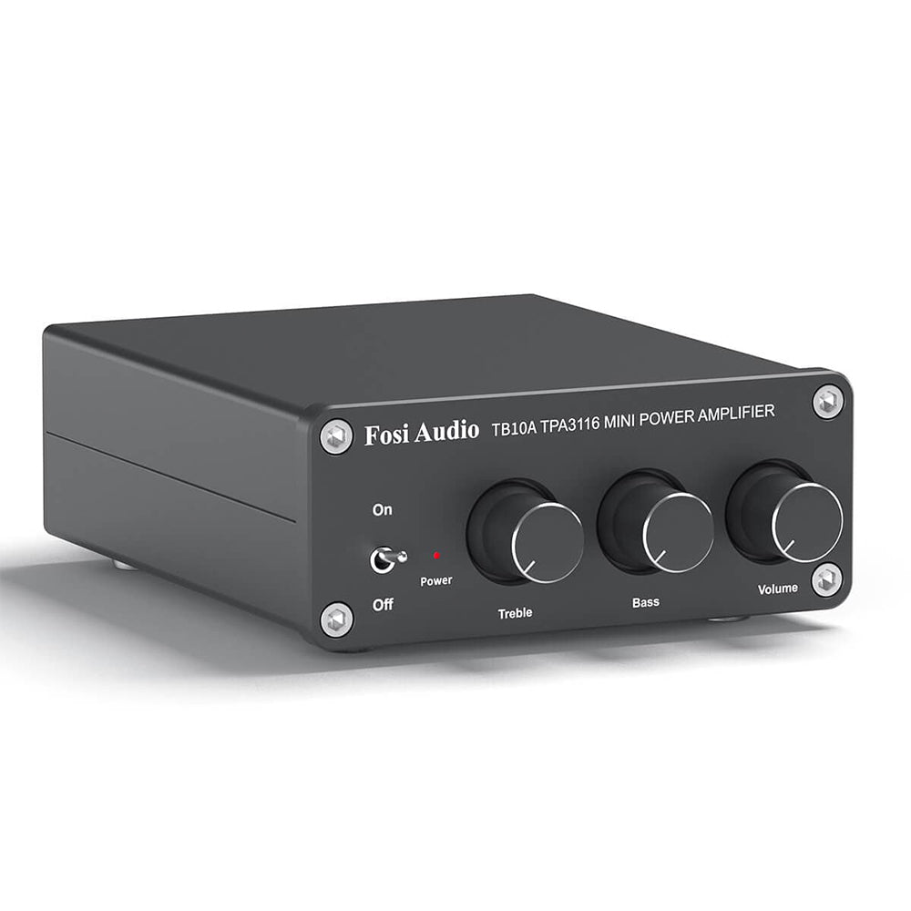 Fosi Audio TB10A 2 Ch Stereo Audio Amp Mini Hi-Fi Class D Integrated Amp 100W x 2