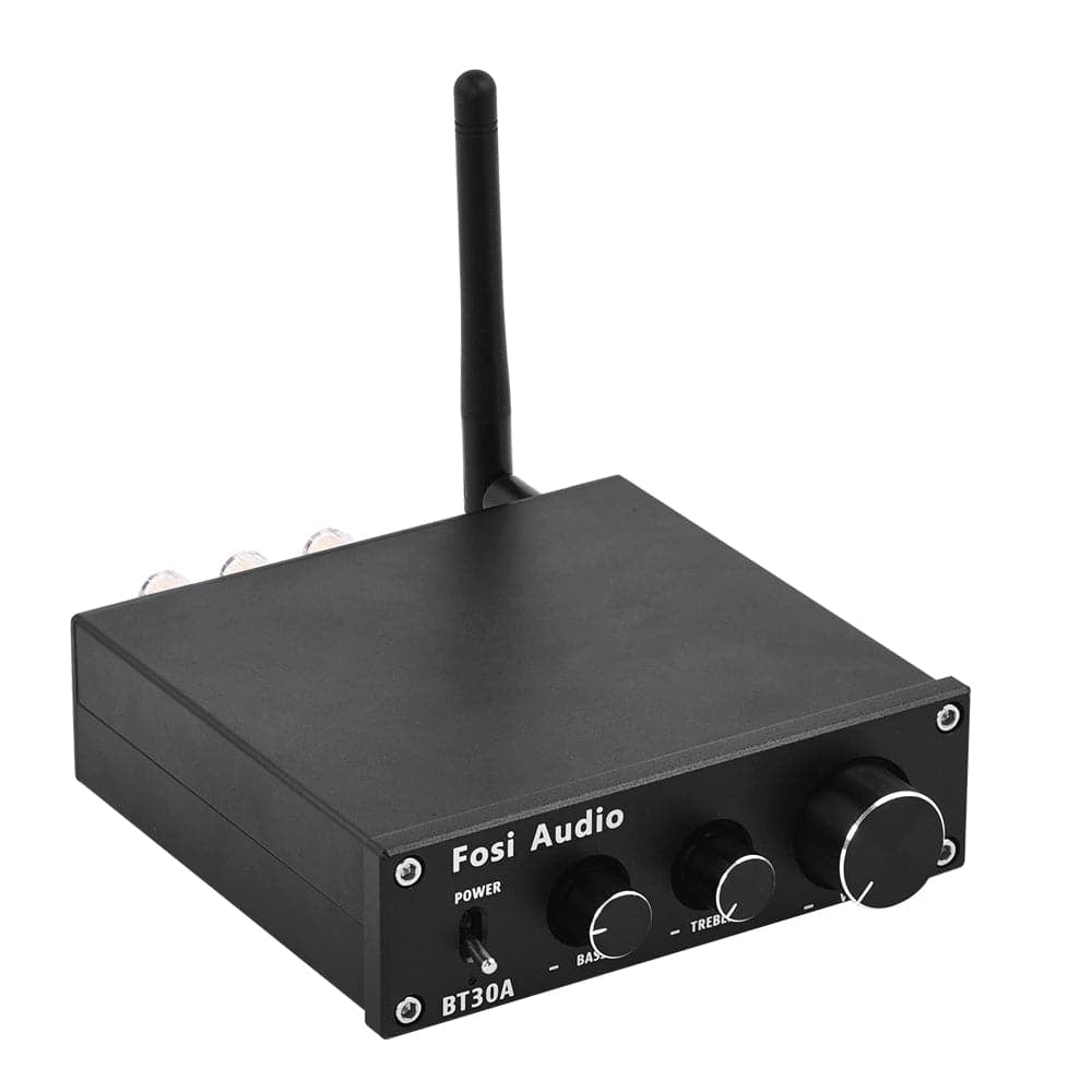 [Old Version] Fosi Audio BT30A Digital Wireless Amp with Bass&Treble Control Stereo Audio Amplifier 2.1 Channel For Passive Speakers Support AptX