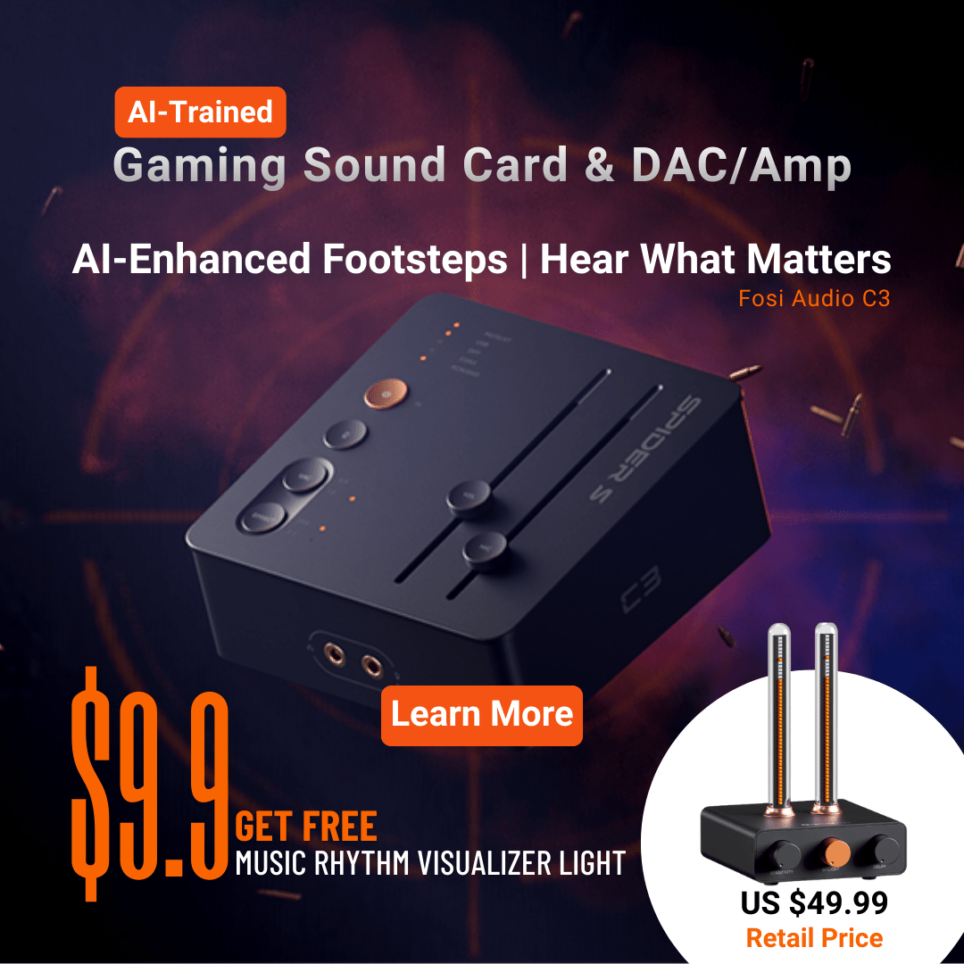 Fosi Audio C3 Crowdfunding Campaign Exclusive Gift Card - Deposit for Benefit Reservation - Fosi Audio