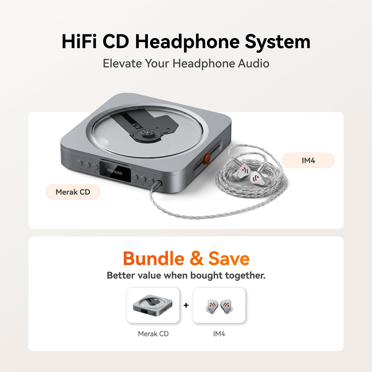 Fosi Audio Merak CD Player