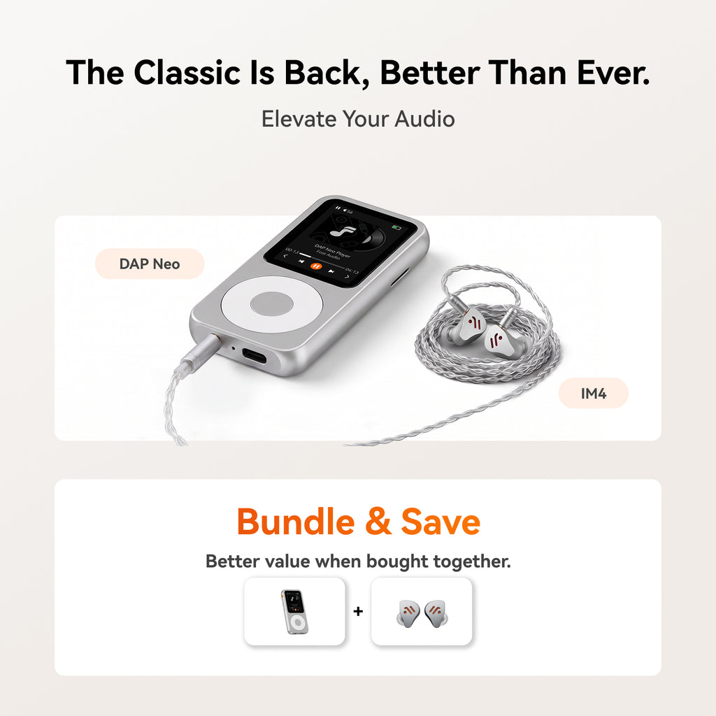Fosi Audio DAP Neo Modern Classic MP3 Player