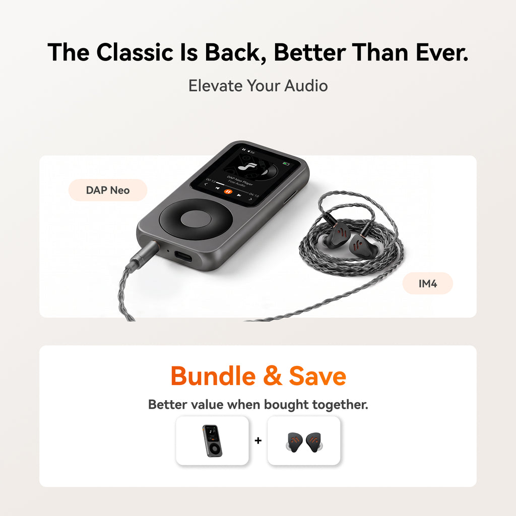 Fosi Audio DAP Neo Modern Classic MP3 Player
