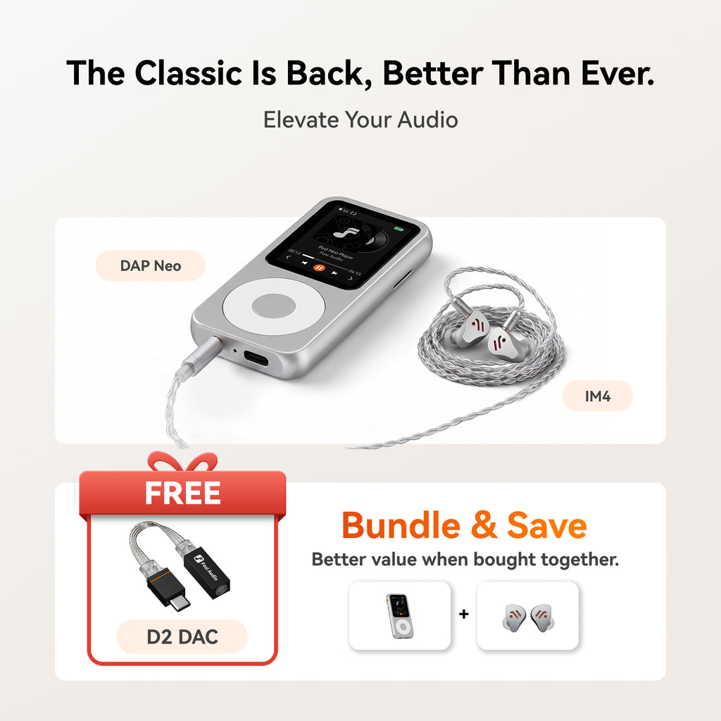 Fosi Audio DAP Neo Modern Classic MP3 Player