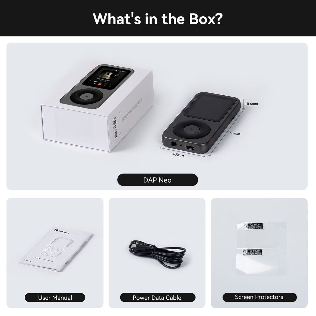 Fosi Audio DAP Neo Modern Classic MP3 Player