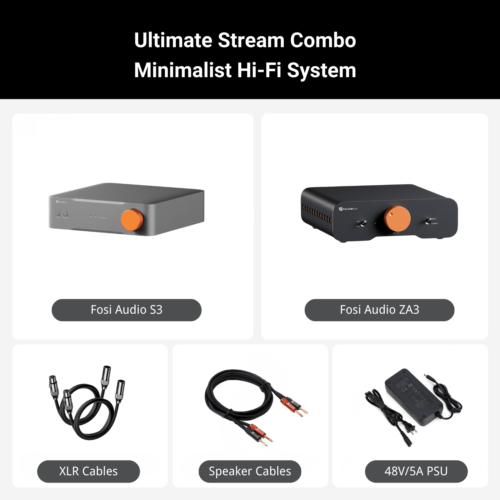Fosi Audio S3 Balanced HiFi Streamer - Fosi Audio