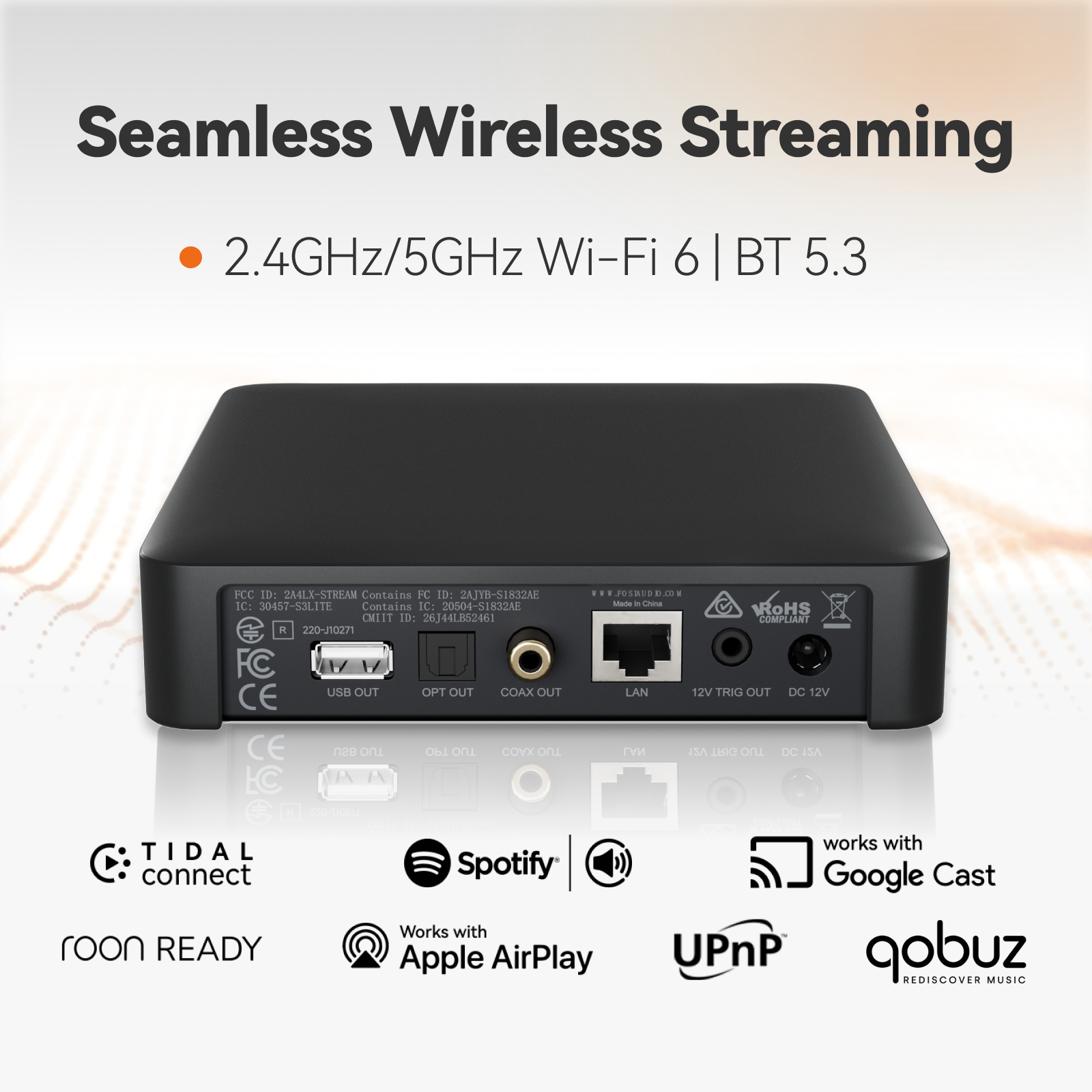 Fosi Audio S3 Lite HiFi Music Audio Streamer