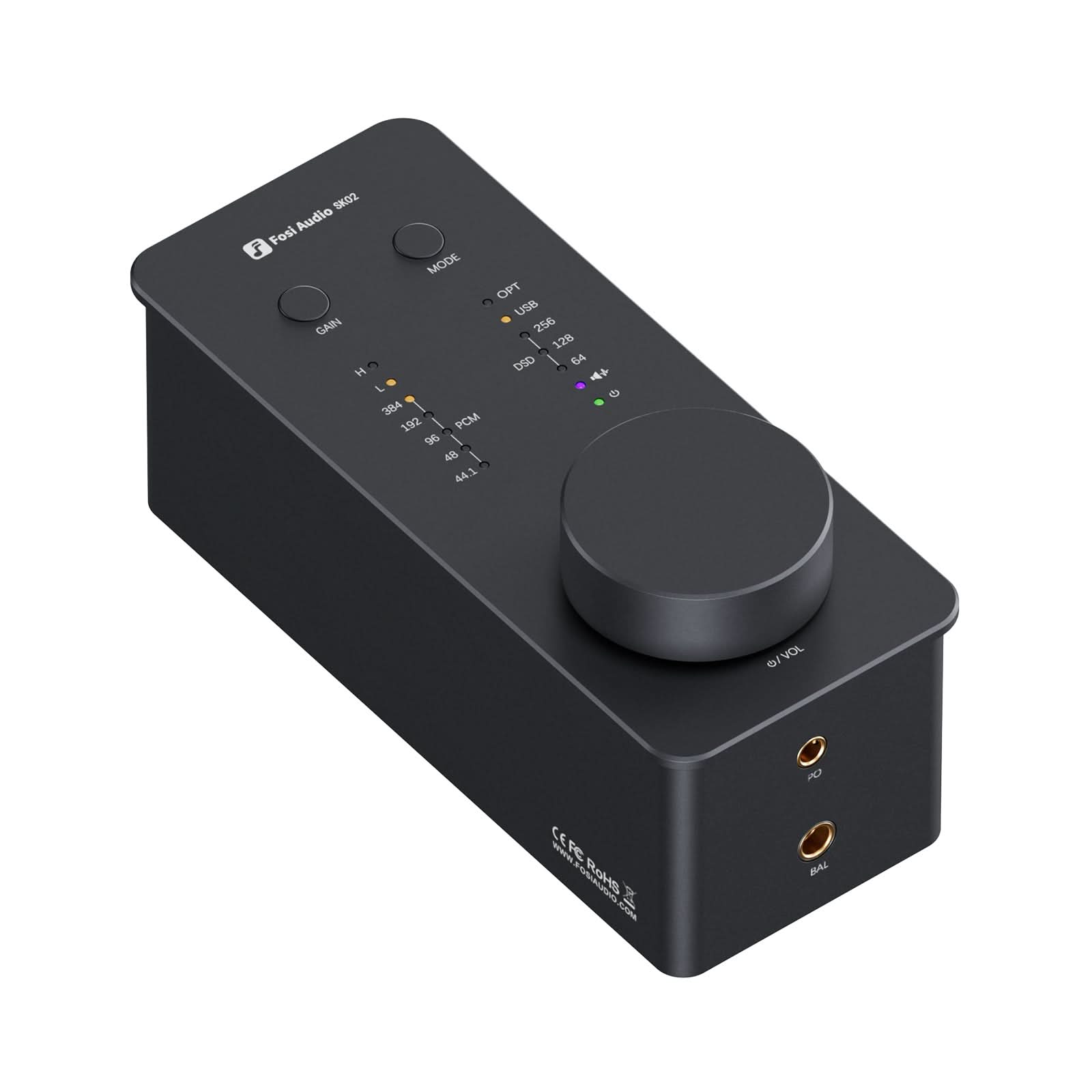 SK02 Desktop DAC Headphone Amplifier