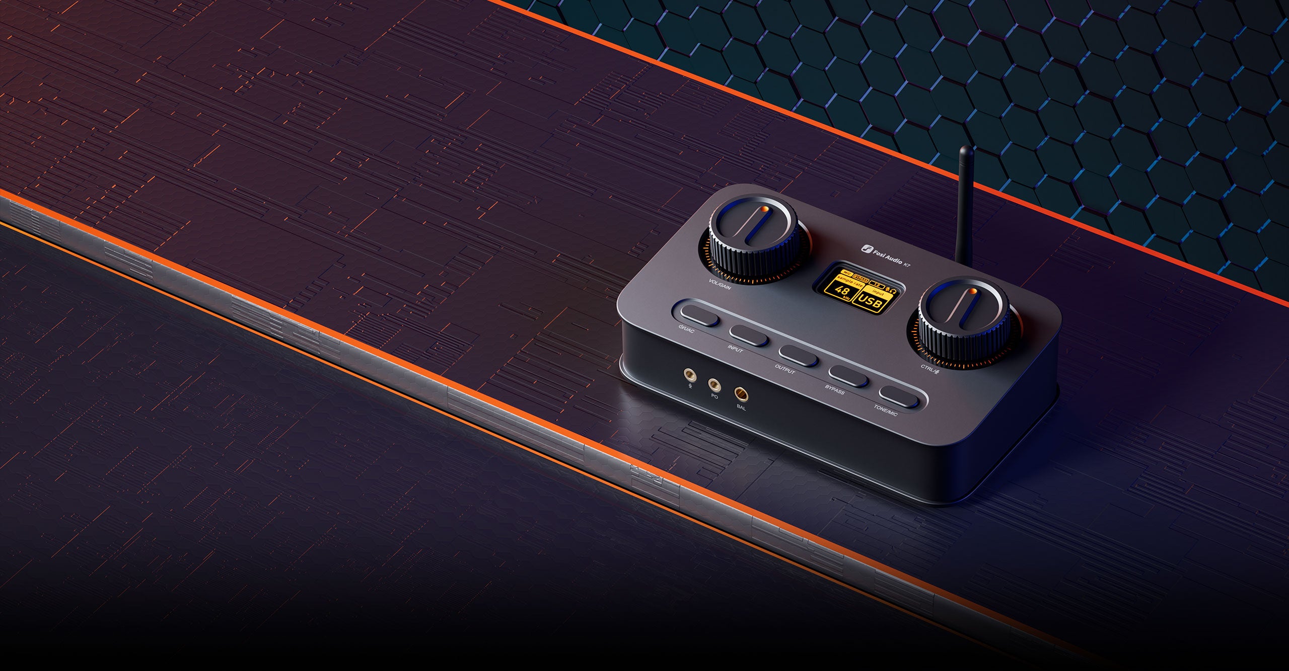 Fosi Audio K7 HiFi DAC & Headphone Amplifier