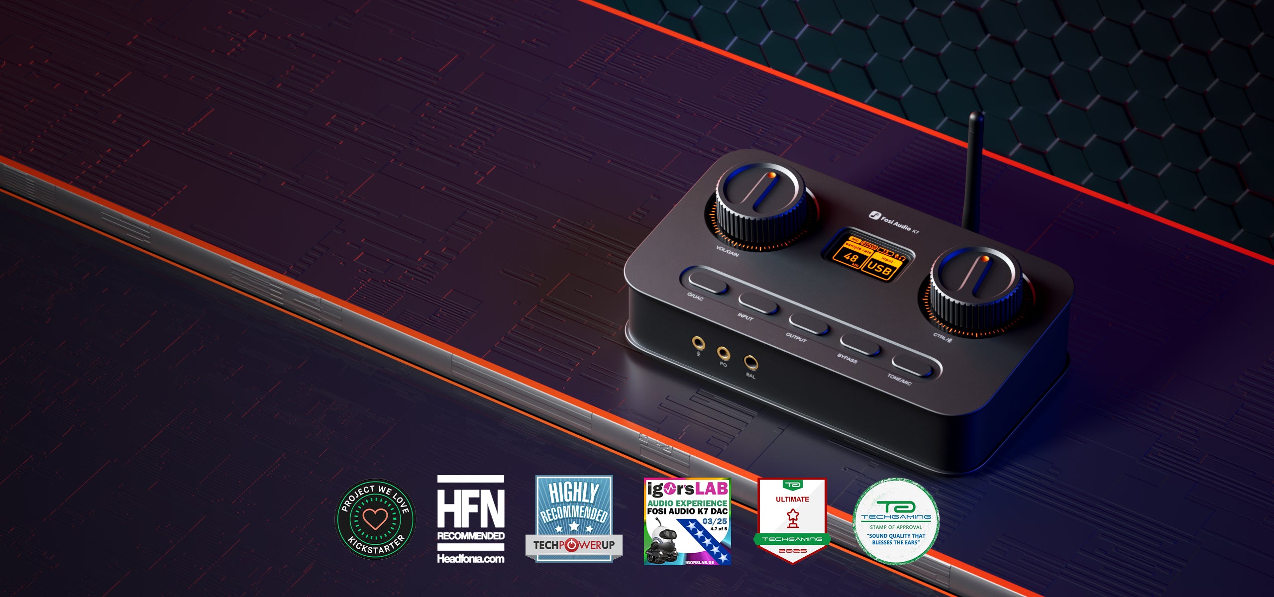 Gaming DAC Headphone Amplifier