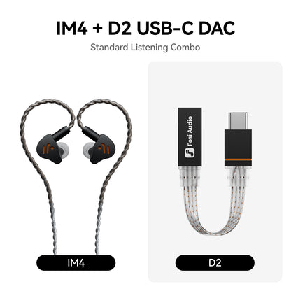 Fosi Audio IM4 Open‑Back Wired Earbuds – All‑Day Comfort for Work, Commute, or Home