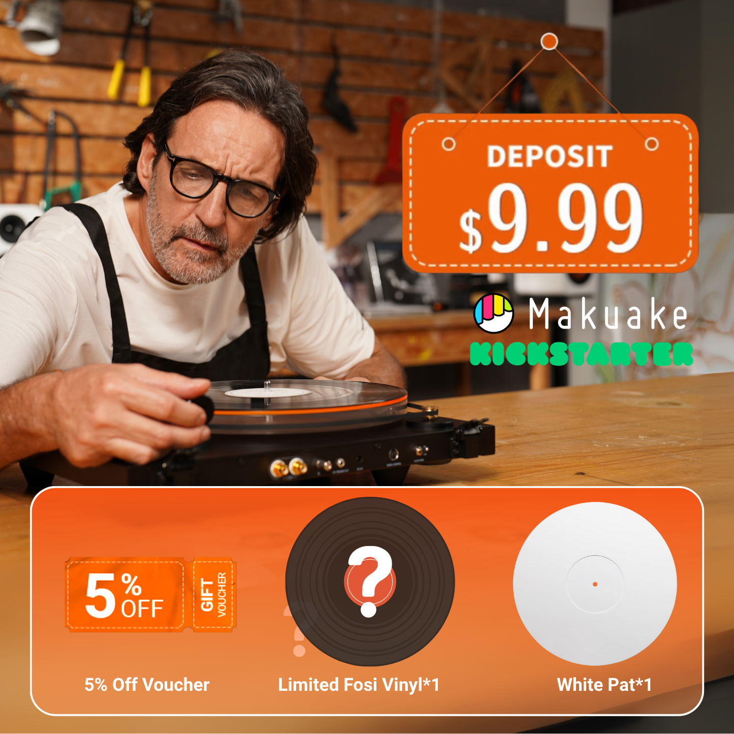 Fosi Audio Luna3 Crowdfunding Campaign Exclusive Gift Card - Deposit for Benefit Reservation
