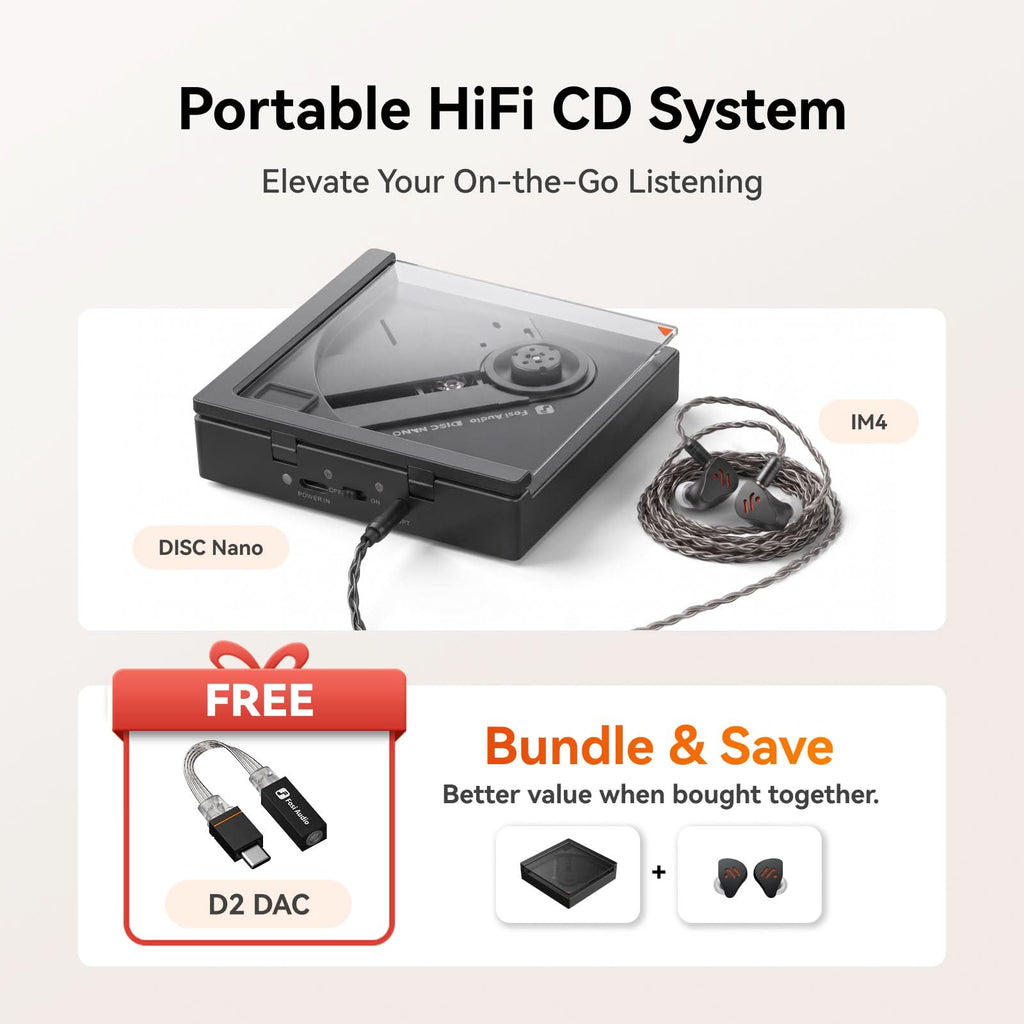 Fosi Audio DISC Nano CD Player