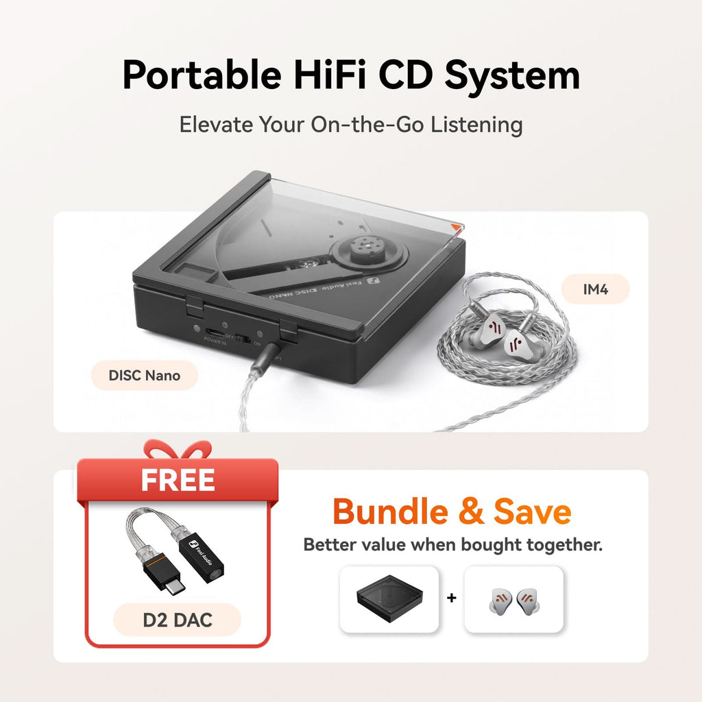 Fosi Audio DISC Nano CD Player