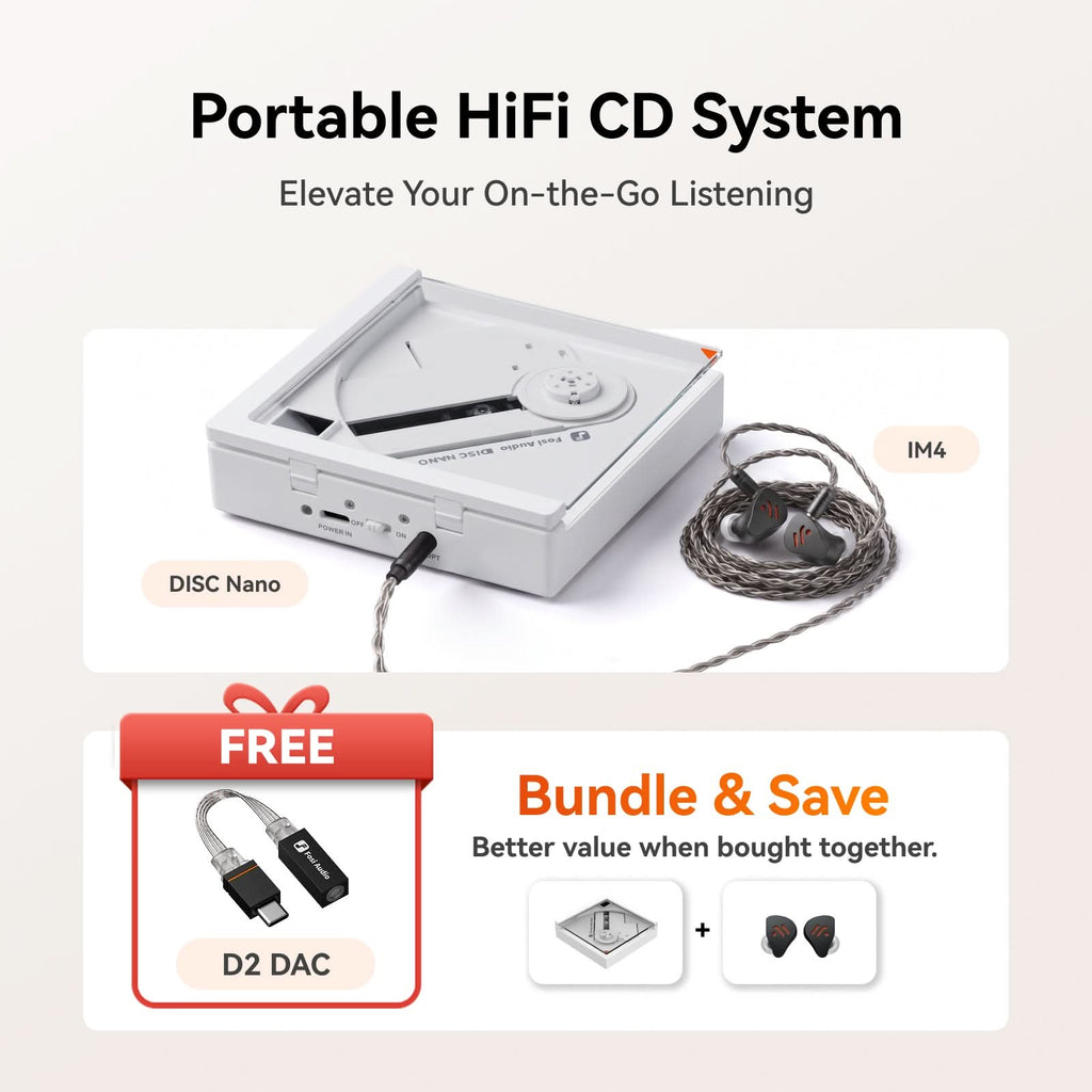 Fosi Audio DISC Nano CD Player