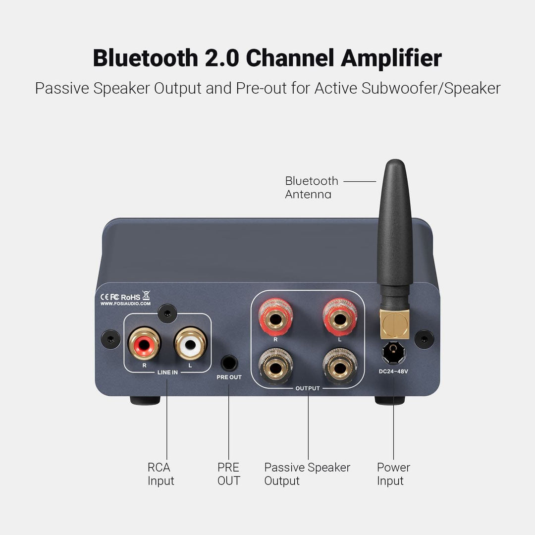 Fosi Audio BT20A PRO 300W X2 Bluetooth 5 0 Power Amplifier Fosi Audio BT20A PRO 300W X2 Bluetooth 5 0 Power Amplifier