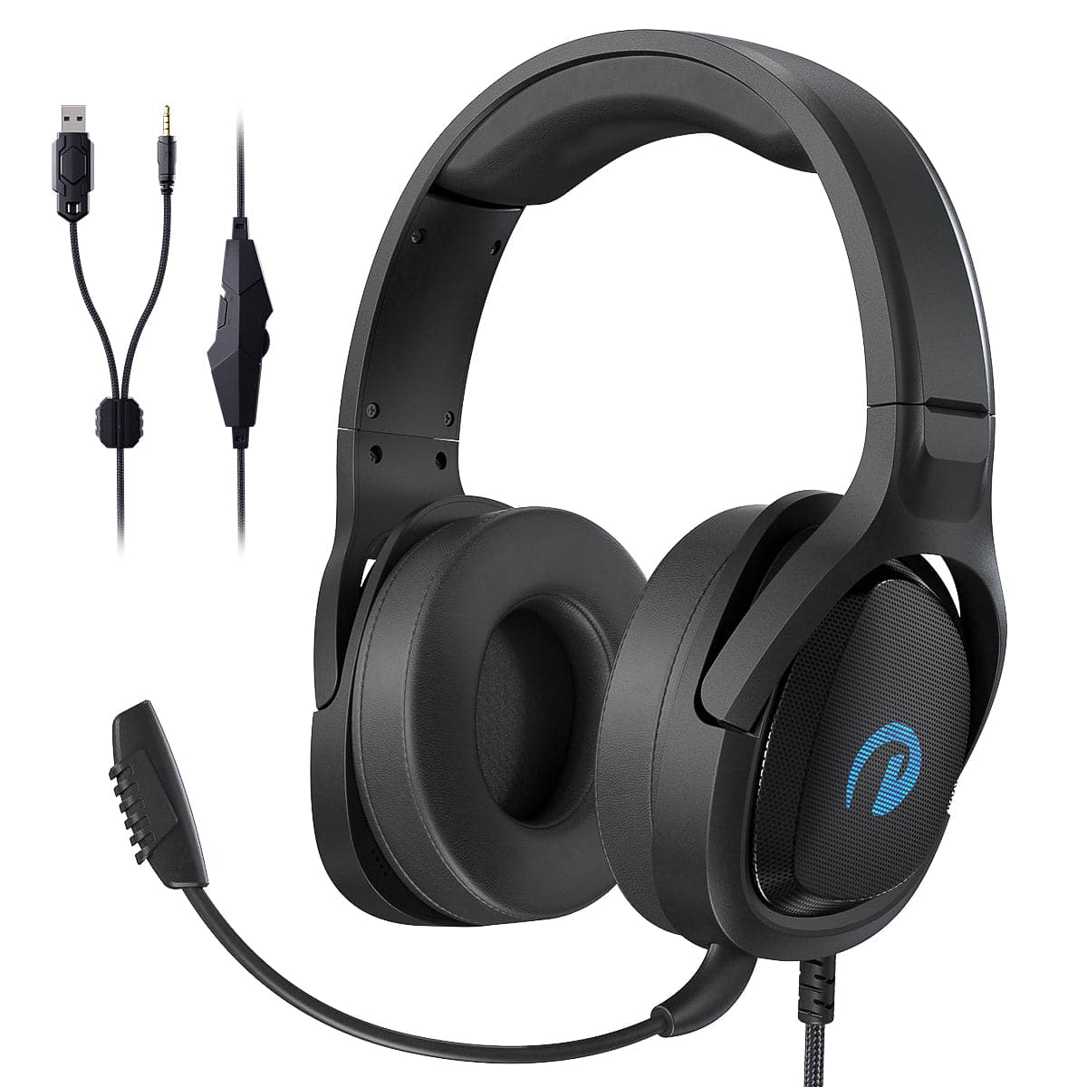 Fosi Audio GH5000 Stereo Gaming Headset, Mobile Devices with Surround Sound - Fosi Audio