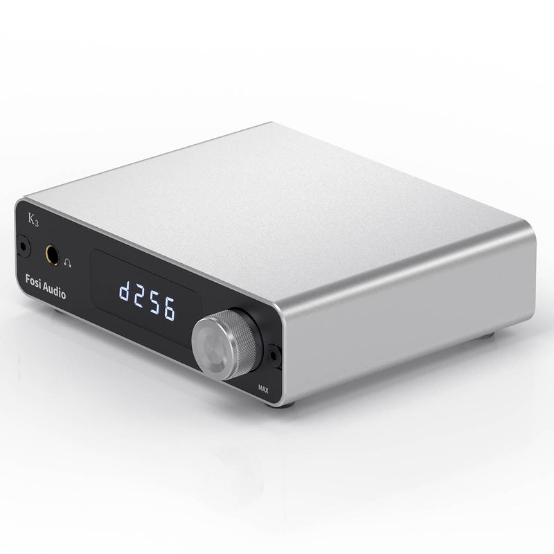 Fosi Audio K3 Portable Headphone Amplifier DSD USB DAC for PC,Support COAXIAL/OPTIC