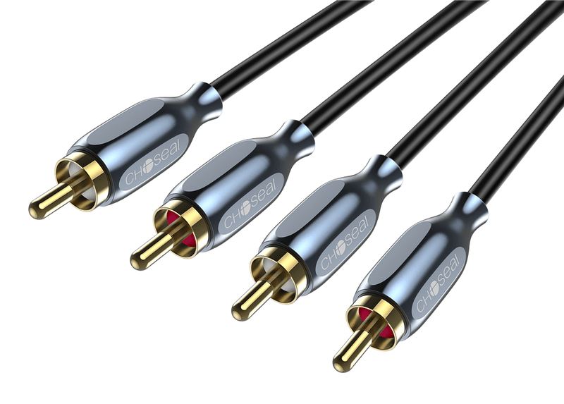Choseal RCA Cable 3.5mm AUX RCA Adapter Cables 1.8M 5.9 Feet - Fosi Audio