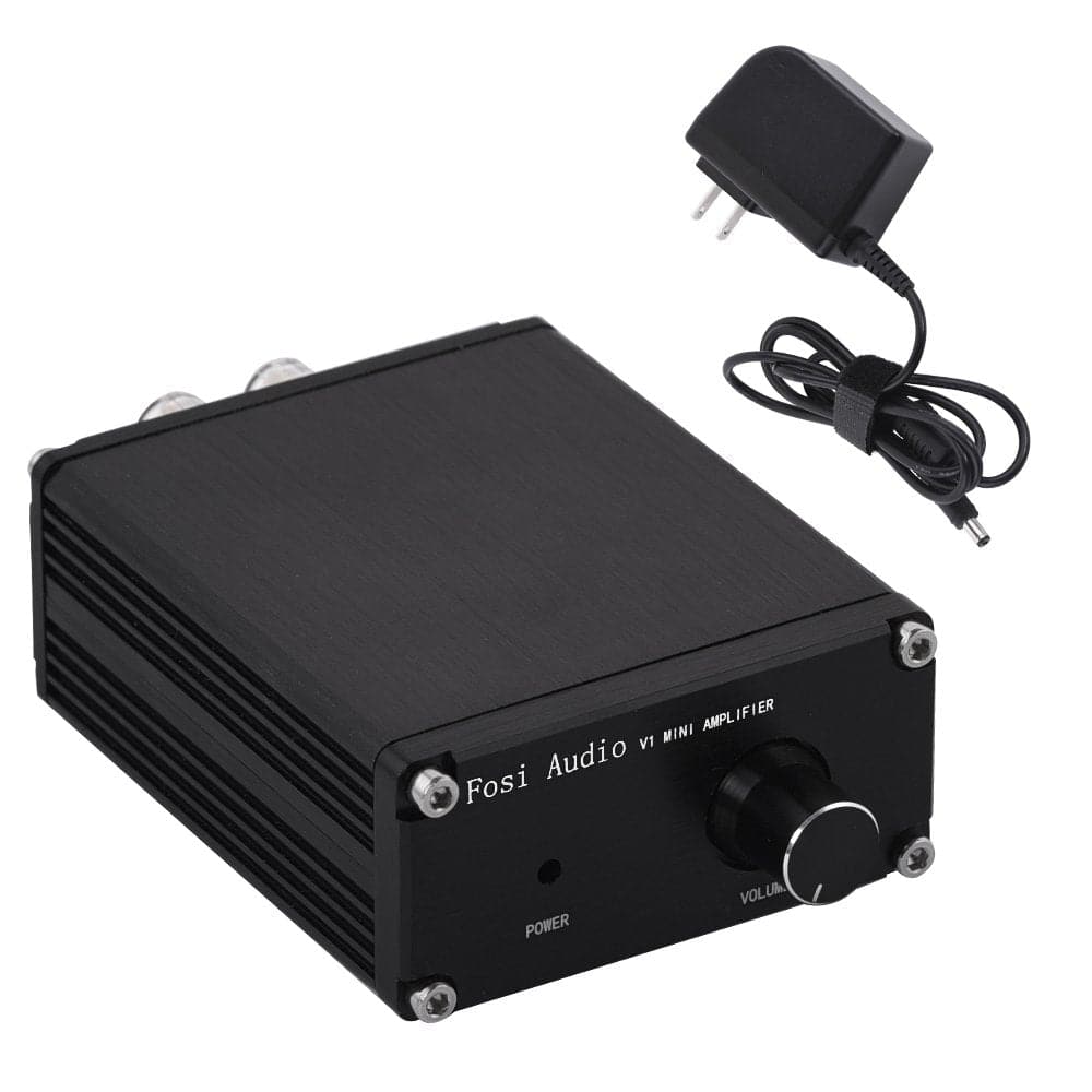 Fosi Audio V1 2 CH Stereo Audio Hi-Fi Amplifier for Home Car Speakers with Power Supply TPA3116 50Watt  (Refurbished Unit)