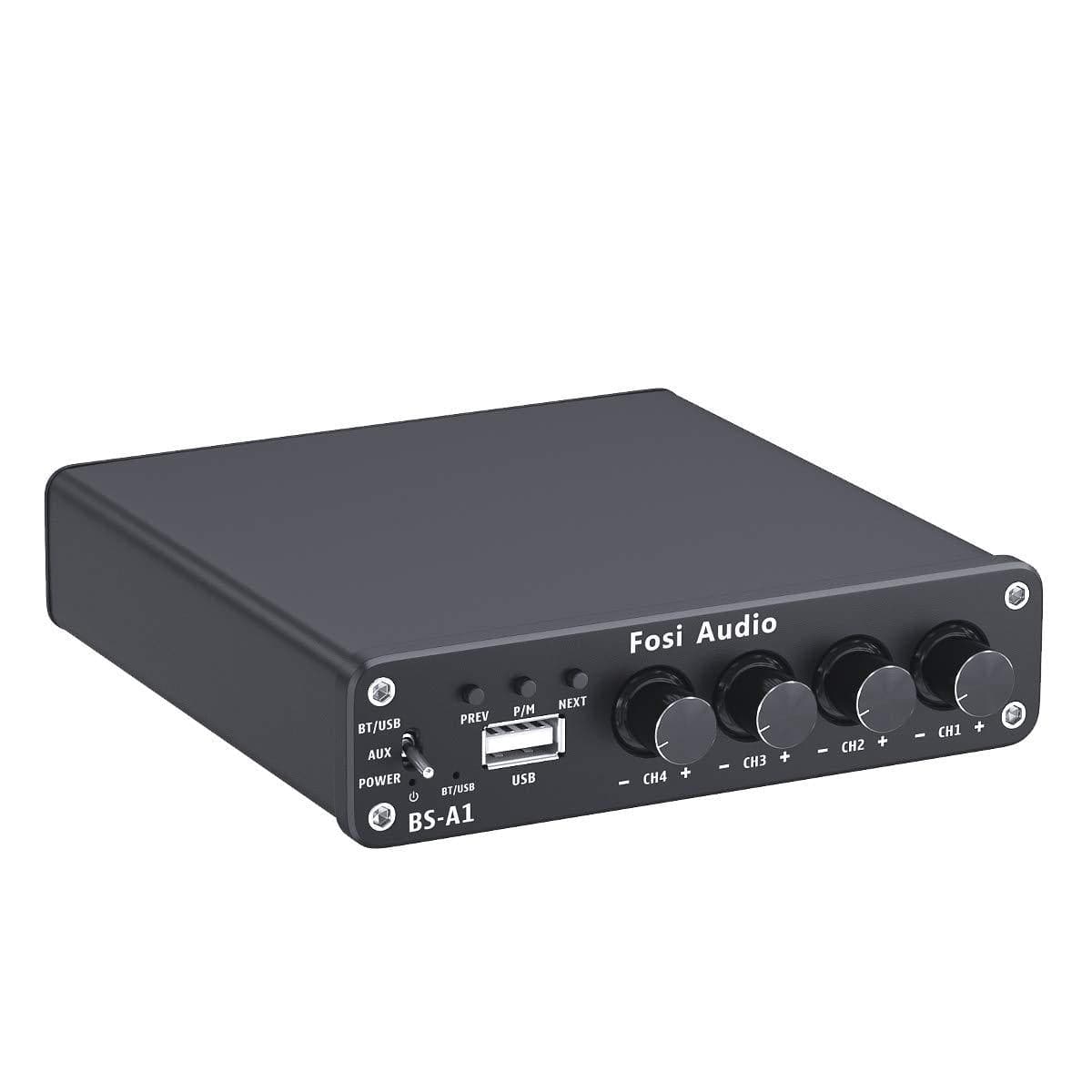 Fosi Audio BS-A1 4.0 Channel Mini Amplifier 