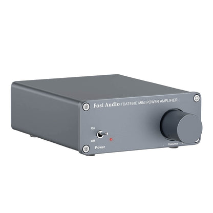 Fosi Audio TDA7498E 2 Channel Stereo Audio Amplifier Receiver Mini Hi-Fi Class D Integrated Amp for Home Speakers 160W x 2