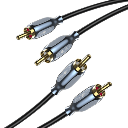 Choseal RCA Cable 3.5mm AUX RCA Adapter Cables 1.8M 5.9 Feet - Fosi Audio