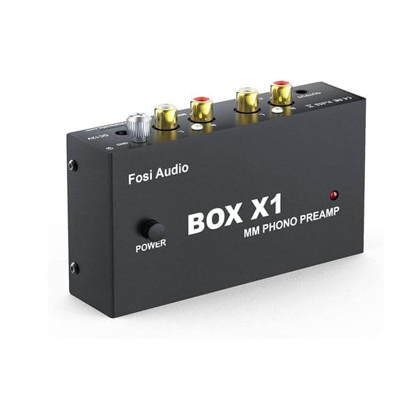 Fosi Audio Box X3 5654W Tube Phono Preamp Turntable Preamplifier for MM  Phonograph Bluetooth 5.0 Mini Stereo Hi-Fi Pre-Amplifier for Home Audio  Record